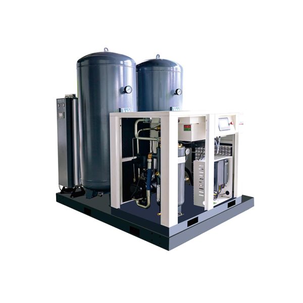 Skid mounted 5bar-30bar all-in-one screw air compressor machine