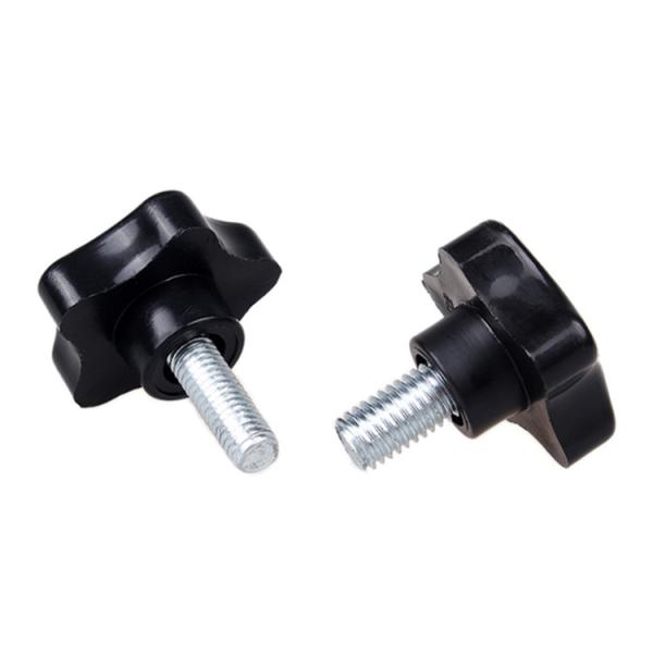 Bakelite hand-tightening screw，Plastic screw-on handel