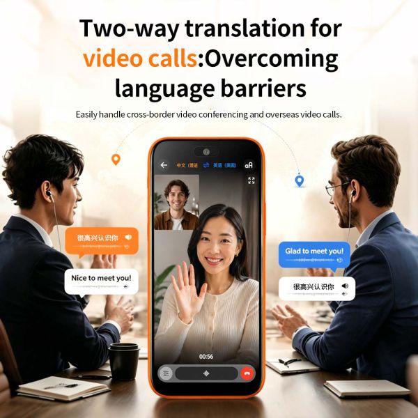 New F80pro 4G AI Voice Translator Audio And Video Call Translator