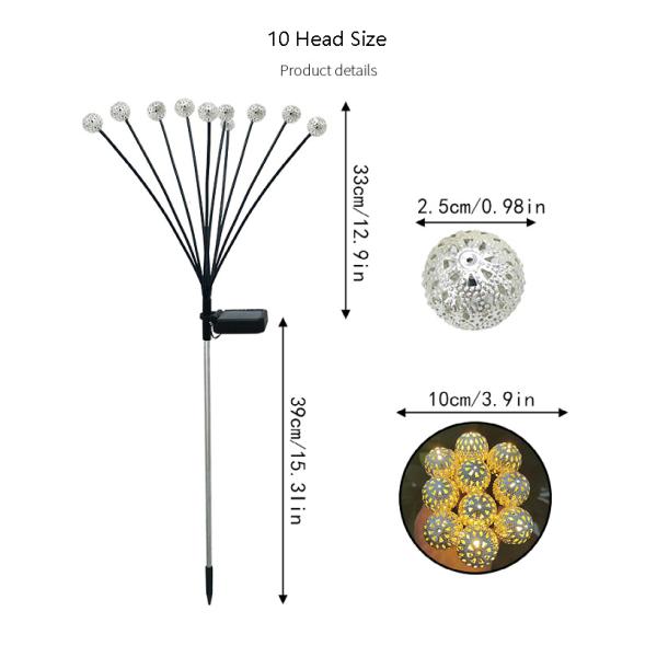 Outdoor Waterproof Solar Light Solar Firefly Lamp for Garden Lawn Outdoor Decor