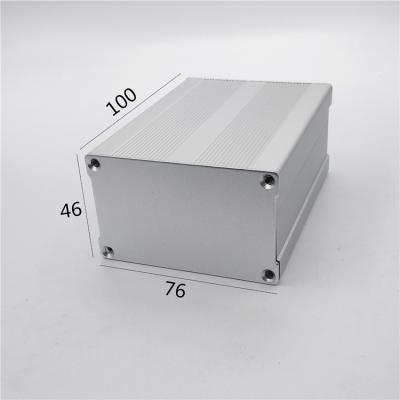 cercos de alumínio expulsos brancos de anodização da caixa de 76*46*100mm