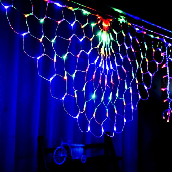 Outdoor Christmas Decorations LED Peacock Light String with Plug-In and 1- AC200-240V