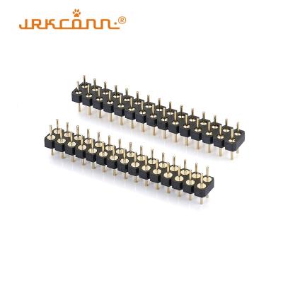 Tête d'épingle 2.54 Tête d'épingle en or plaqué Socket Femme Tête d'angle droit H1.9mm