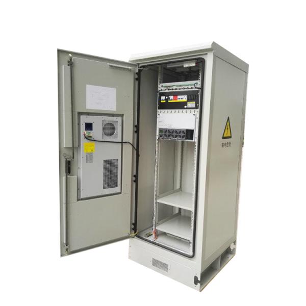 19 Inches 42U Outdoor Battery Small Network Rack Cabinet IP65 Air Conditioner