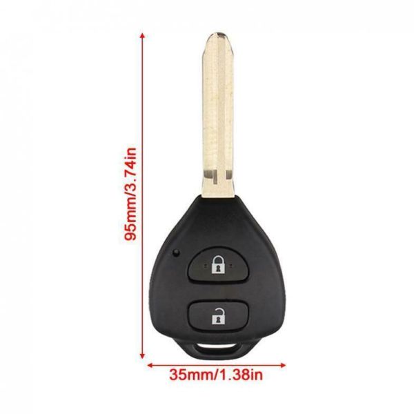 2-Button Smart Key For Toyota Hilux / Yaris 2005-2009 FCC ID: B41TA