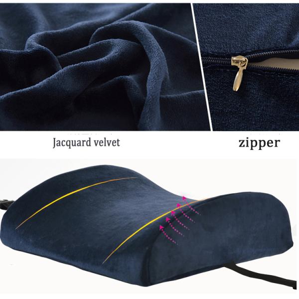 Directly Sale Lumbar Support Cushion for Back Pain Relief Customized Accepted logo label