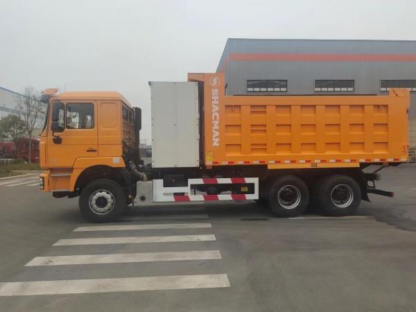 SHACMAN CNG Dump Truck F3000 6x4 430 EuroV Yellow