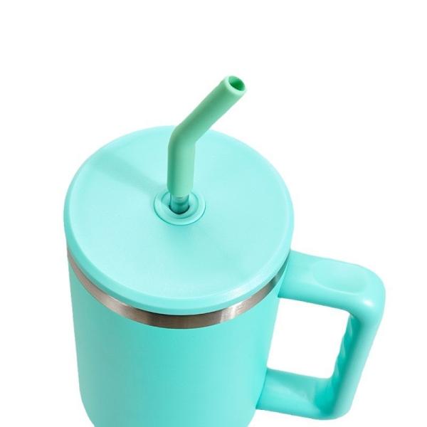 Extintor de 40 oz con mango de acero inoxidable y sello de vacío