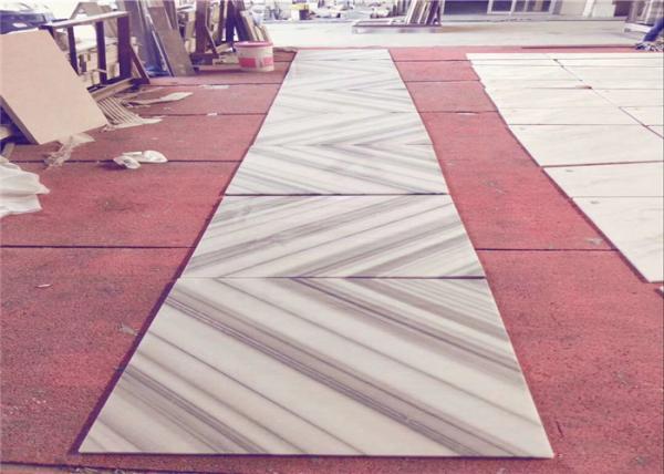 Cut to Size Natural Stone Tiles Book Match Marmala White Marble Wall Tiles 30x60