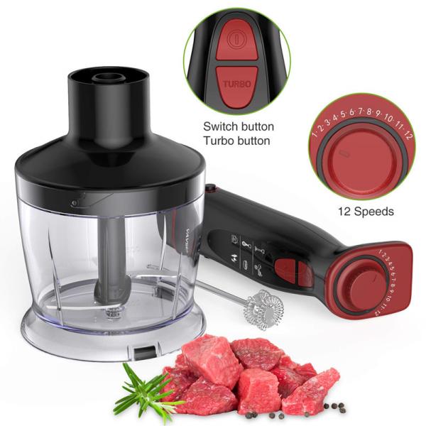 Smart Stick Variable Speed Hand Blender 5 In 1 Color Customized