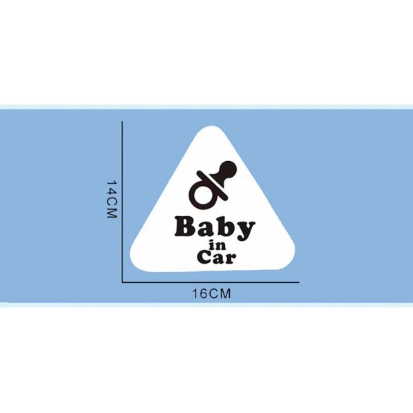 Customized Warning Kiss Cut Stickers Decals For Car Window Baby In Car
