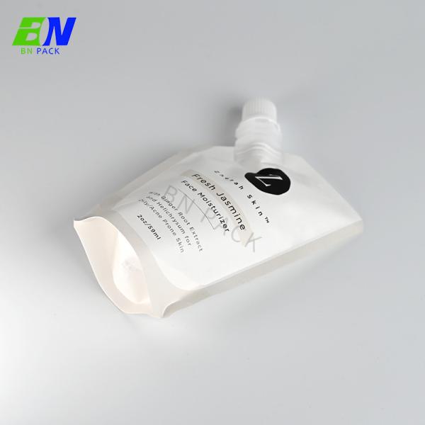 Biodegradable 50ml Spout Pouch Gravure Printing White Kraft Paper