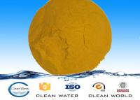 Produit chimique matériel populaire de jaune du solide PFS de purification d'eau de poly sulfate ferrique