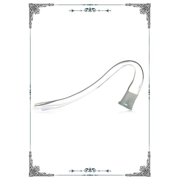 Clear J-Hooks Adapter Borosilicate Glass Accessories For Smoking