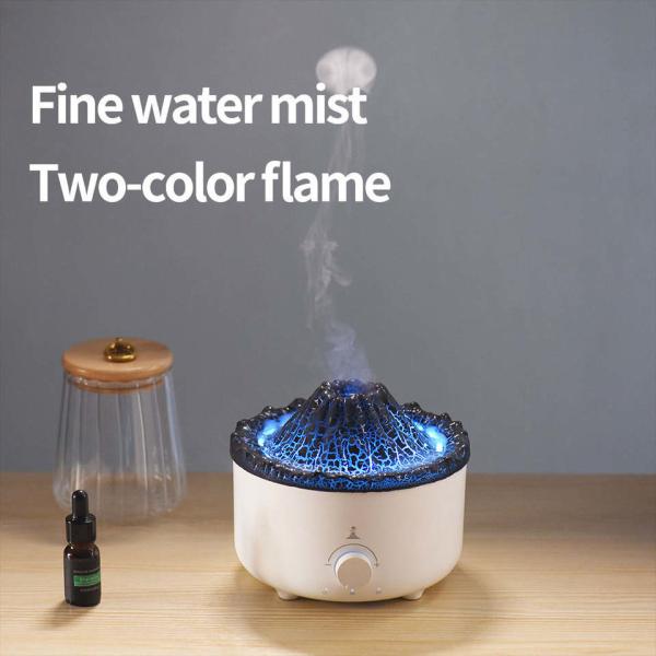 Vendas Quentes Humidificador de Vulcão JellyFish Mini Spray Portátil Volcão Forma Ultrassônica Humidificador Humidificador de Medusa