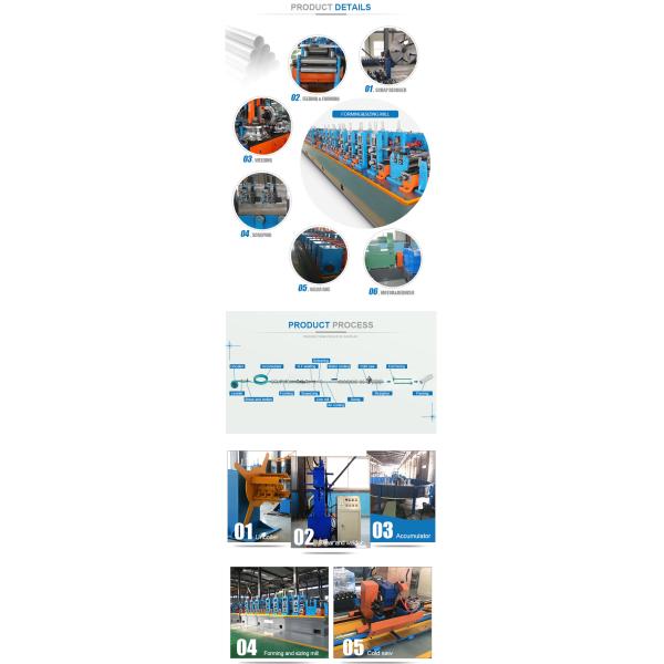 350 кВт квадратный трубный мельницы для 32-89 мм труб 80 м/мин