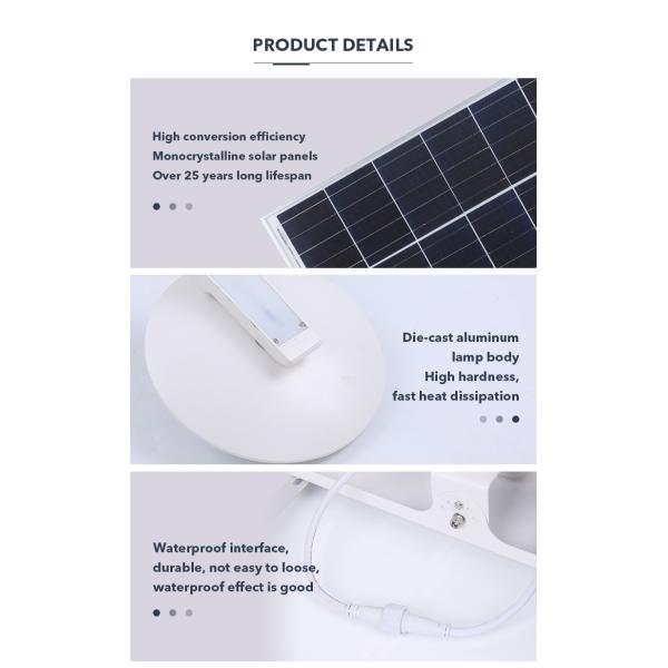 управление светом уличных светов Ip65 12W 18W 24W солнечное приведенное в действие водоустойчивое для парка сада