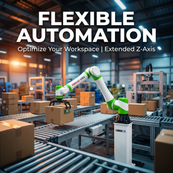 LINAK ELEVATE Lifting Column FANUC CRX-10iA CRX-20iAL CRX-25iA Collaborative Robot
