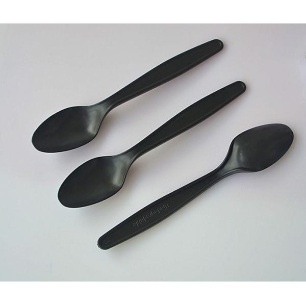 Rice white PLA biodegradable cutlery Disposable spoon fork and knife with Trade Assurance