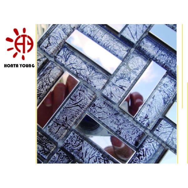 HTY - TM 300 Best Selling in India Metal Stainless Steel Mosaic Tile Foshan Coating Factory
