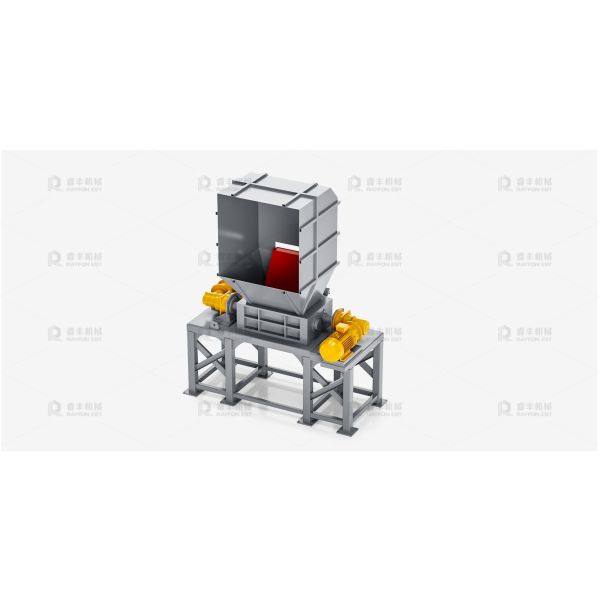 Two Shaft Industrial Plastic Shredder Heavy Duty Plastic Grinder For Recycling