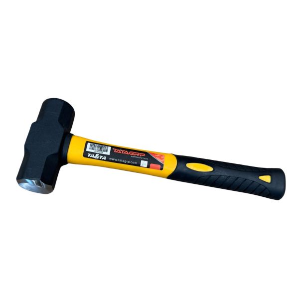 Sledge hammer with fiberglass handle