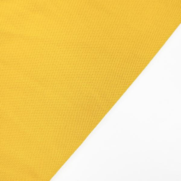 200GSM Solid Spandex Knitted Fabric Polyester Cotton Material TC Pique Fabric for Sportswear