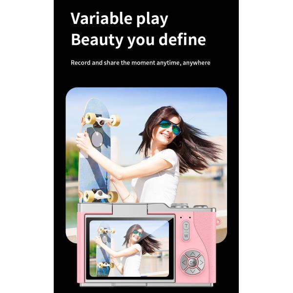 CCD Camera Upgrade Digital Video Camera 50MP Full HD 1080P Compact Camera For Students