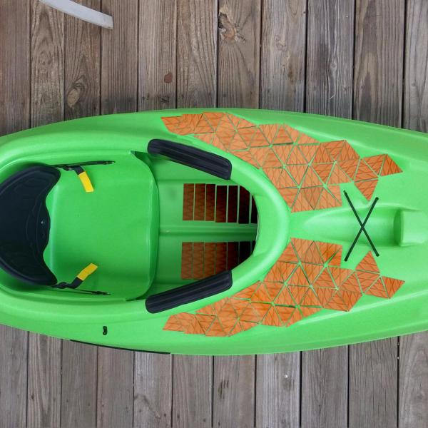 6mm EVA Thickness Fish Tail Pad for Surfing Accessories and Kite Surfboard Decking