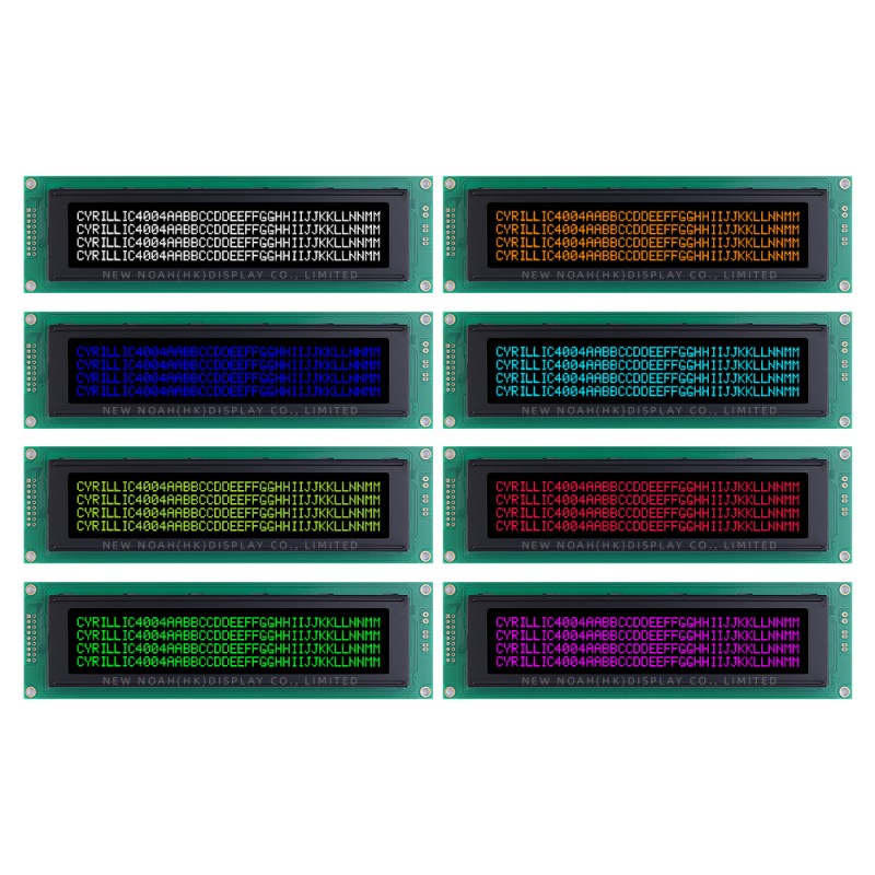 Cyrillic BTN Black Film 4004A3 4X40 4004 18PIN LCM Parallel Port ST7066U Character LCD Screen