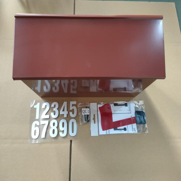 Почтовые ящики Таунхаус Вертикальная стенка почтовый ящик с добавленным замком и оцинкованной сталью