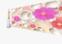 impressora vertical Wall Decor de 62kg 720x2880Dpi, máquina da pintura de parede automática
