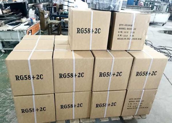 RG58 2C Siamese Solid PE Combo Coax Bulk CCTV Cable SYV-50-3