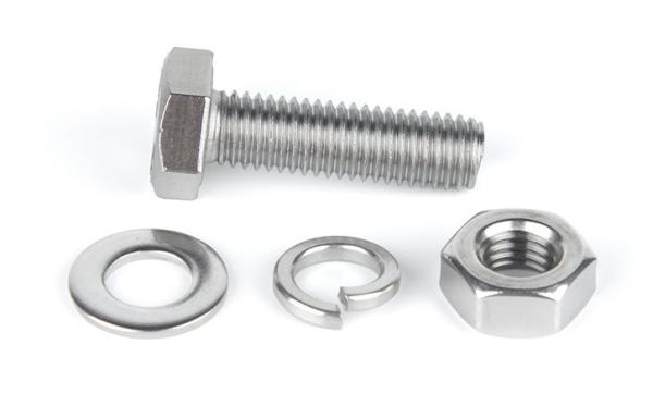 Hardware Stainless Steel Bolts Nuts DIN933 with Plain Zinc and Grade SUS304