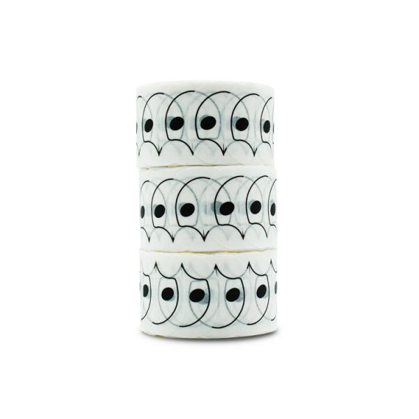 стикеры ленты Washi картины 15mm теплостойкие белые