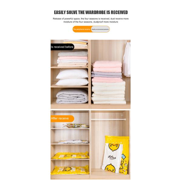 Bolsa de almacenamiento de mantas plegables para viajes y organización del hogar Material de PVC