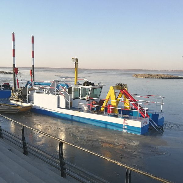 Portable 450m³/h Diesel Engine Cutter Suction Dredger for River and Lake Dredging
