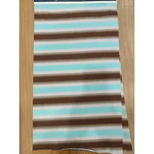 Skin-Friendly Wear-Resistant And Moisture-Absorbent Striped Knit Fabric For Home Clothes