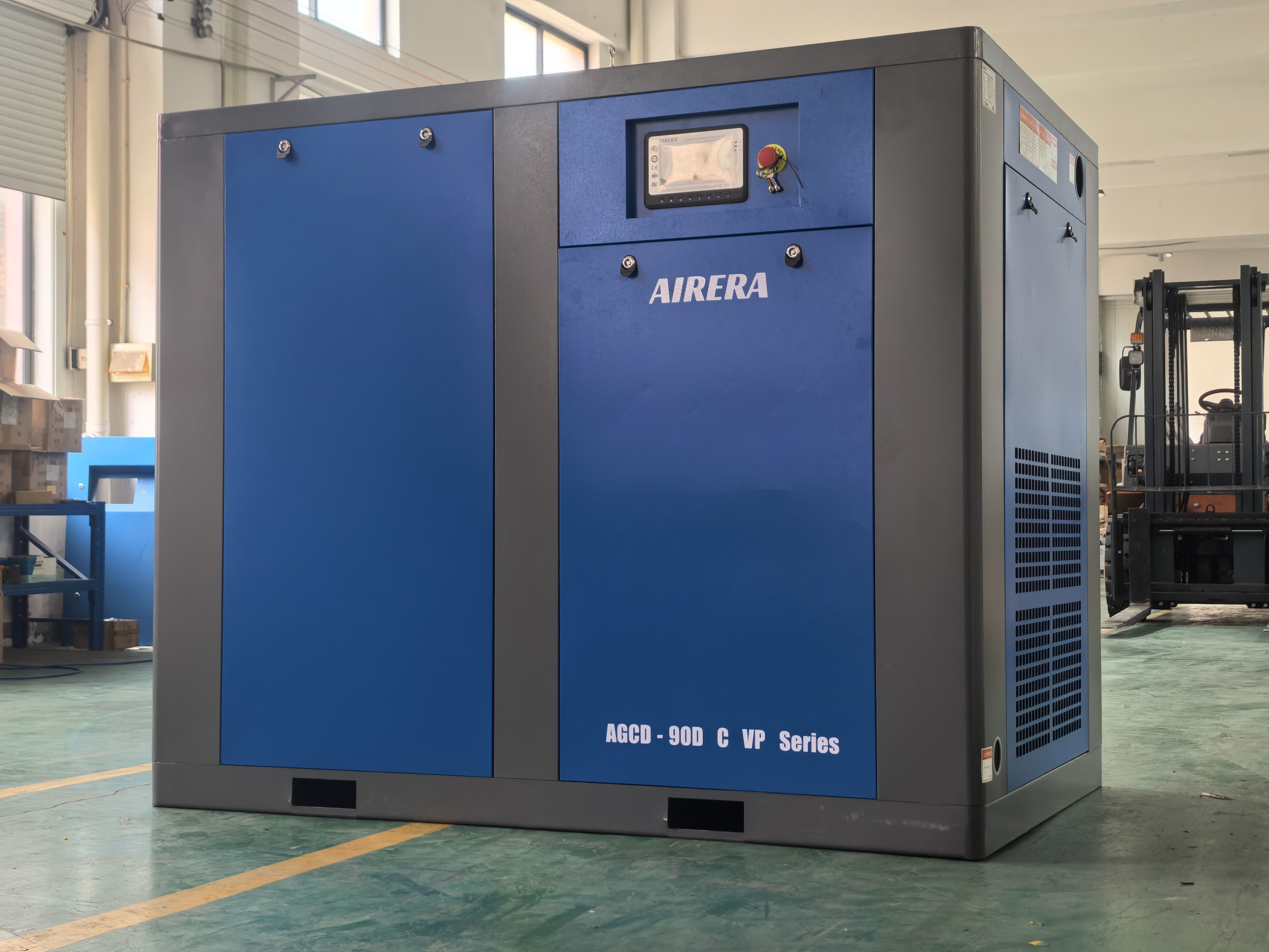75KW,100HP  VSD Air cooling oil inject screw compressor