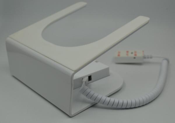 COMER Tablet secure alarm display stand with alarm cable locking anti-theft lock devices