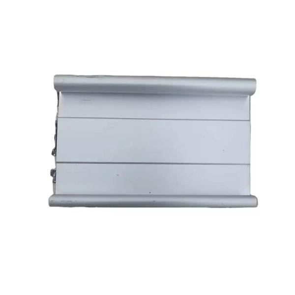 Waterproof Aluminium Door Profiles Gravity Air Grille Louver Blade Profile With Hole Air Shutter