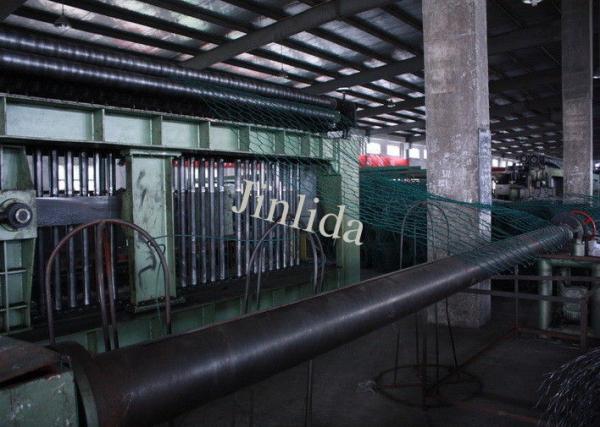 Custom 3300mm Automatic Hexagonal Gabion Mesh Machine , PVC Coated Wire