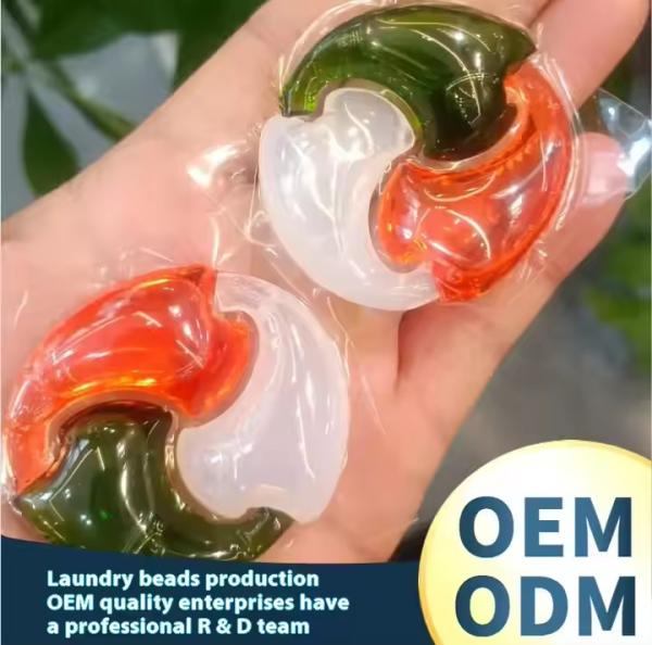 OEM Customized Three-In-One Enzyme Type Long-Lasting Fragrance Laundry Detergent Pods