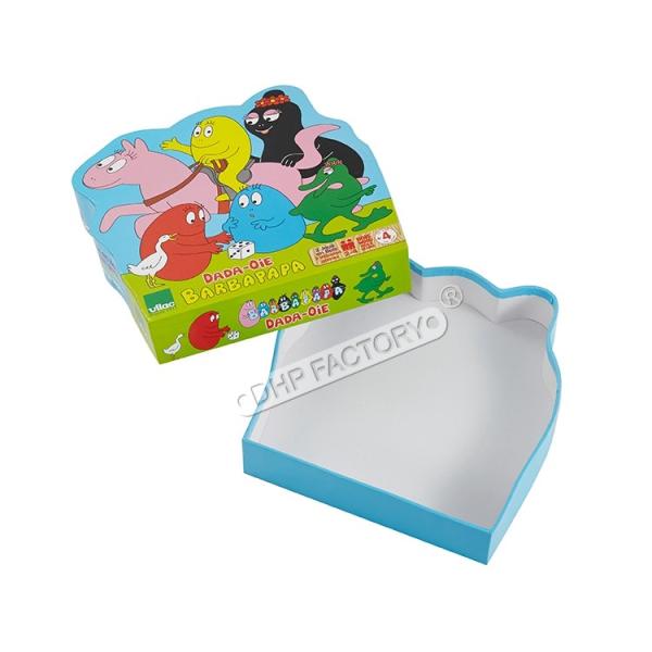 Matte Colorful Rigid Paper Box Cartoon Stylish Packaging For Kids Gift Packaging
