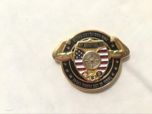 zinc die casting honor of brave 911 never forget antique gold plating 3d design custom challenge coin