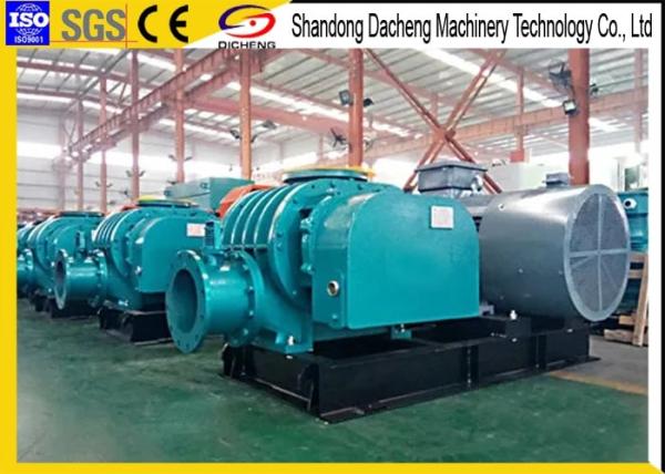 Desulfurization Tri Lobe Roots Blower , Mining High Pressure Roots Blower