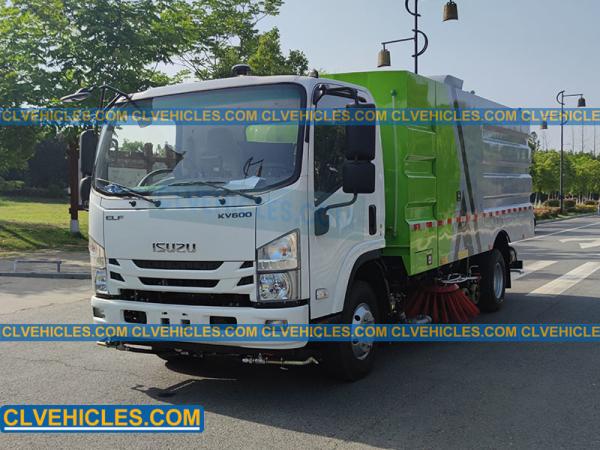 ISUZU KV600 130hp 5000L High Pressure Road Washing Truck
