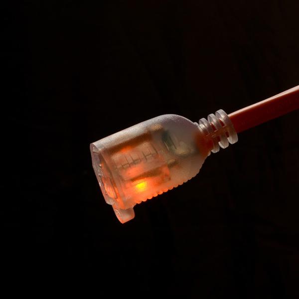 12 Gauge NEMA5-15 Extension Cord ETL Approved 12/3 SJTW Heavy Duty 3 Prong Orange PVC Copper NEMA 5-15R 14AWG Cable 10FT