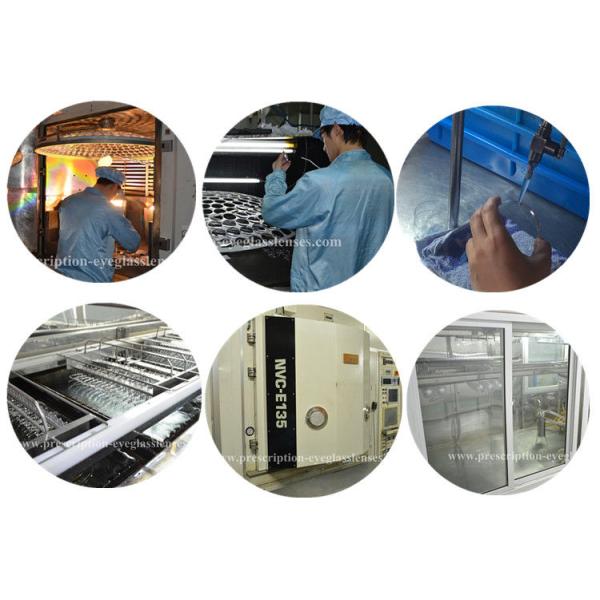 Eye Protection Blue Light Blocking Lenses 1.56 Index Flat Top Reflection Proof Coating