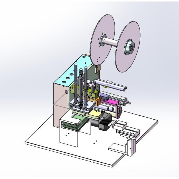 High Quality Semi Automatic Flat Surface Labeling machine For Flat Bottle Tea Bags Labeling Applicator